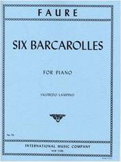 FAURE - 6 BARCAROLLES