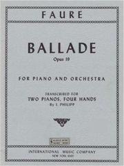 FAURE - BALLADE OP.19