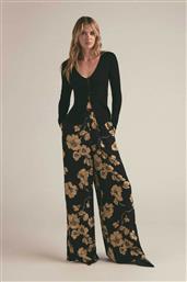 ΓΥΝΑΙΚΕΙΟ ΠΑΝΤΕΛΟΝΙ ΜΕ FLORAL PRINT WIDE LEG - 45FJH4EW8580-NTF ΜΑΥΡΟ FAVORITE DAUGHTER