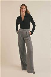 ΓΥΝΑΙΚΕΙΟ ΠΑΝΤΕΛΟΝΙ PIE DE POULE ''THE LOW FAVORITE PANT'' - 45FJBAXT8526-MBW ΑΣΠΡΟΜΑΥΡΟ FAVORITE DAUGHTER