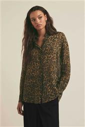 ΓΥΝΑΙΚΕΙΟ ΠΟΥΚΑΜΙΣΟ ANIMAL PRINT RELAXED FIT ''THE FRIDAY'' - 45FE9CSS1005-LRO ΚΑΦΕ FAVORITE DAUGHTER