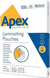 ΦΥΛΛΑ ΠΛΑΣΤΙΚΟΠΟΙΗΣΗΣ APEX 6003401 - A3 - 100 ΦΥΛΛΑ FELLOWES