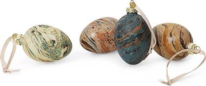 ΧΡΙΣΤΟΥΓΕΝΝΙΑΤΙΚΑ ΣΤΟΛΙΔΙΑ MARBLE EASTER EGGS 4-PACK FERM LIVING