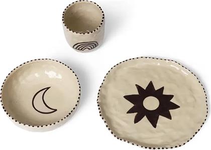 ΠΑΙΔΙΚΟ ΣΕΤ ΠΡΩΙΝΟΥ NAIVE CERAMIC SET 3-PACK ΧΡΩΜΑ: ΜΠΕΖ FERM LIVING