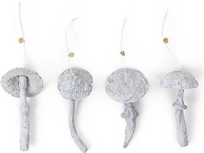 ΣΕΤ ΧΡΙΣΤΟΥΓΕΝΝΙΑΤΙΚΩΝ ΔΙΑΚΟΣΜΗΣΕΩΝ MUSHROOM ORNAMENTS 4-PACK FERM LIVING