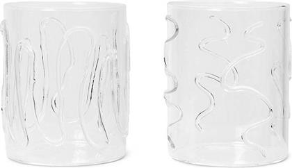 ΣΕΤ ΠΟΤΗΡΙΩΝ DOODLE GLASSES 350 ML 2-PACK FERM LIVING