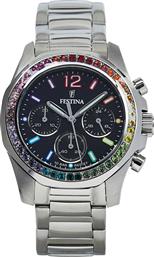 ΡΟΛΟΙ BOYFRIEND CHRONOGRAPH 20606/3 ΑΣΗΜΙ FESTINA