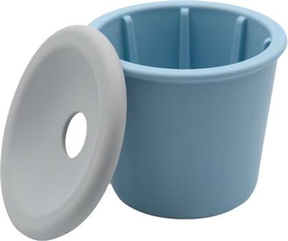 ΜΠΟΛ ΦΑΓΗΤΟΥ SLOW FEEDER SNACK - LID FIBEEK ΜΠΛΕ (9CM) FIBOO