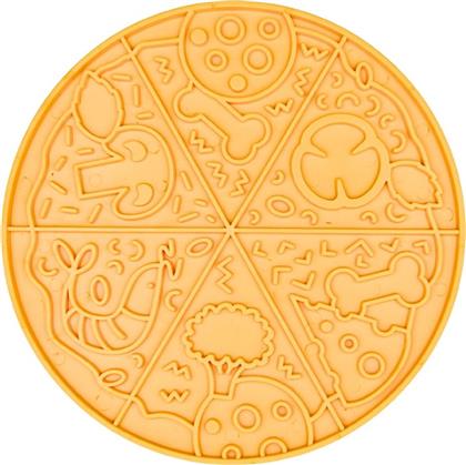 ΠΙΑΤΟ LICKING MAT FIZZA ΚΙΤΡΙΝΟ (21X21CM) FIBOO