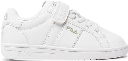 ΑΘΛΗΤΙΚΑ CROSSCOURT LINE VELCRO KIDS FFK0184 ΛΕΥΚΟ FILA