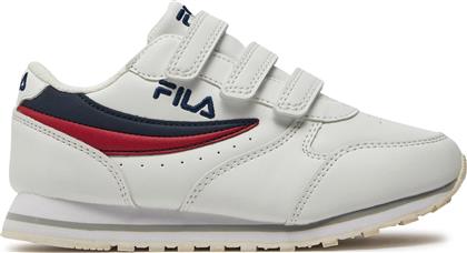 ΑΘΛΗΤΙΚΑ ORBIT VELCRO LOW KIDS 1010785.98F ΛΕΥΚΟ FILA