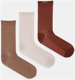 ΚΑΛΤΣΕΣ 3-PACK ΧΡΩΜΑ: ΚΑΦΕ, F6409 FILA