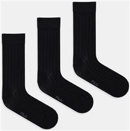 ΚΑΛΤΣΕΣ 3-PACK ΧΡΩΜΑ: ΜΑΥΡΟ, F5512 FILA