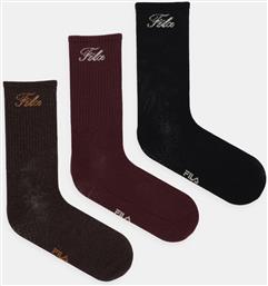 ΚΑΛΤΣΕΣ 3-PACK ΧΡΩΜΑ: ΜΑΥΡΟ, F6408 FILA