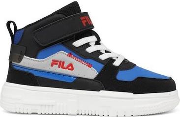 ΠΑΙΔΙΚΑ ΠΑΠΟΥΤΣΙΑ ΜEMORY AYO 3 BLACK/BLUE (ΜΕΓΕΘΗ 28-35) - ΜΠΛΕ FILA