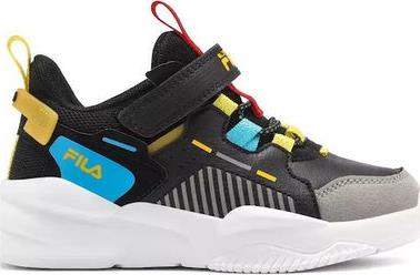 ΠΑΙΔΙΚΑ ΠΑΠΟΥΤΣΙΑ MEMORY DASH 2 ΓΙΑ ΑΓΟΡΙΑ BLACK/BLUE (ΜΕΓΕΘΗ 28-35) - ΜΑΥΡΟ FILA