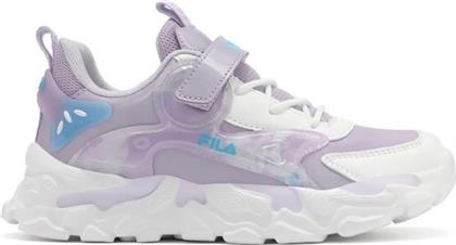 ΠΑΙΔΙΚΑ ΠΑΠΟΥΤΣΙΑ MEMORY MUSHA 2 ΓΙΑ ΚΟΡΙΤΣΙΑ LILAC/WHITE (ΜΕΓΕΘΗ 28-34) - ΜΩΒ FILA