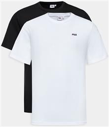 ΣΕΤ 2 T-SHIRTS FAM0083 ΕΓΧΡΩΜΟ REGULAR FIT FILA