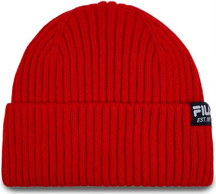 ΣΚΟΥΦΟΣ BUTTE FISHERMAN BEANIE WITH FLAG LOGO FCU0093.30002 ΚΟΚΚΙΝΟ FILA από το MODIVO