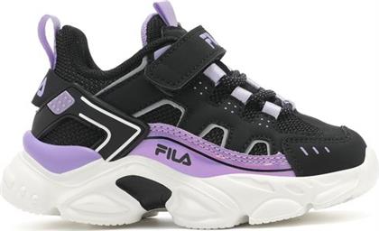 ΒΡΕΦΙΚΑ ΠΑΠΟΥΤΣΙΑ MEMORY SPINEL 3 ΓΙΑ ΚΟΡΙΤΣΙΑ BLACK/PURPLE (ΜΕΓΕΘΗ 23-27) - ΜΑΥΡΟ FILA