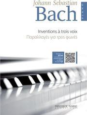 BACH JOHANN SEBASTIAN - ΠΑΡΑΛΛΑΓΕΣ ΓΙΑ TΡΕΙΣ ΦΩΝΕΣ BK / MP3 ΦΙΛΙΠΠΟΣ ΝΑΚΑΣ