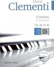 CLEMENTI MUZIO - 12 ΣΟΝΑΤΙΝΕΣ OP. 36,37,38 BK / CD / MP3 ΦΙΛΙΠΠΟΣ ΝΑΚΑΣ