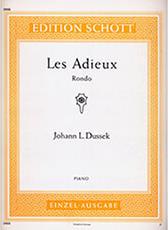 JOHANN L. DUSSEK - LES ADIEUX (RONDO) / ΕΚΔΟΣΕΙΣ SCHOTT ΦΙΛΙΠΠΟΣ ΝΑΚΑΣ