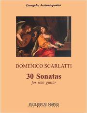 SCARLATTI DOMENICO - 30 SONATAS FOR SOLO GUITAR, MΕΤΑΓΡΑΦΗ ΑΣΗΜΑΚΟΠΟΥΛΟΣ ΕΥΑΓΓΕΛΟΣ ΦΙΛΙΠΠΟΣ ΝΑΚΑΣ