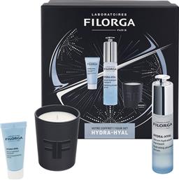 PROMO HYDRA-HYAL HYDRATING PLUMPING SERUM 30ML & HYDRATING PLUMPING CREAM 15ML & SCENTED CANDLE 1 ΤΕΜΑΧΙΟ FILORGA