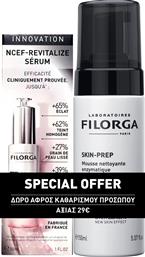 PROMO NCEF-REVITALIZE ANTI-AGE SERUM 30ML & SKIN-PREP ENZYMATIC CLEANSING FOAM 150ML FILORGA