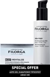 PROMO NCEF-REVITALIZE FIRMING POLYREVITALIZING CREAM 50ML & ΔΩΡΟ SKIN-PREP AHA CLEANSING GEL 150ML FILORGA