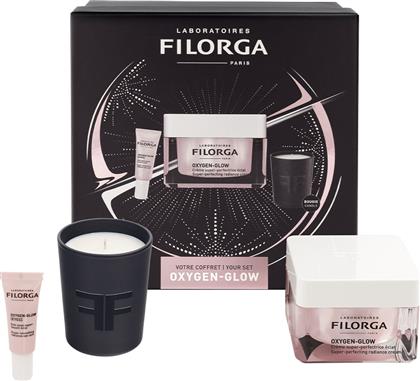 PROMO OXYGEN-GLOW SUPER PERFECTING RADIANCE CREAM 50ML & SUPER SMOOTHING RADIANCE EYE CARE 4ML & SCENTED CANDLE 1 ΤΕΜΑΧΙΟ FILORGA