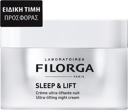 PROMO SLEEP & LIFT ULTRA-LIFTING NIGHT CREAM ΑΝΑΖΩΟΓΟΝΗΤΙΚΗ ΚΡΕΜΑ LIFTING ΝΥΚΤΟΣ ΓΙΑ ΕΝΤΑΤΙΚΗ ΣΥΣΦΙΞΗ & ΑΝΑΠΛΑΣΗ 50ML FILORGA