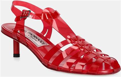 ΓΟΒΕΣ JELLY KITTEN HEELS ΧΡΩΜΑ: ΚΟΚΚΙΝΟ, W02SMASH415PT02RD01 FIORUCCI