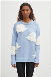ΜΑΛΛΙΝΟ ΠΟΥΛΟΒΕΡ CLOUD ΧΡΩΜΑ: ΜΠΛΕ, W02SMKSW335KN05BL02 FIORUCCI