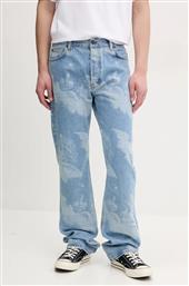 ΤΖΙΝ ΠΑΝΤΕΛΟΝΙ ANGEL PRINT STRAIGHT FIT JEANS U02SPDJE075DN03DN02 FIORUCCI