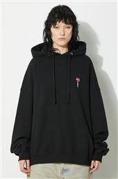 ΒΑΜΒΑΚΕΡΗ ΜΠΛΟΥΖΑ BLACK LOLLIPOP PATCH HOODIE ΧΡΩΜΑ: ΜΑΥΡΟ, ΜΕ ΚΟΥΚΟΥΛΑ, M01FPSHO092CJ05BK01 FIORUCCI