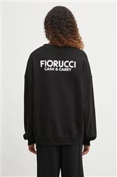 ΒΑΜΒΑΚΕΡΗ ΜΠΛΟΥΖΑ CASH AND CARRY PRINT RELAXED CREWNECK ΓΥΝΑΙΚΕΙΑ, ΧΡΩΜΑ: ΜΑΥΡΟ, W02FPSCR188CJ01BK01 FIORUCCI