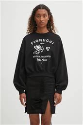 ΒΑΜΒΑΚΕΡΗ ΜΠΛΟΥΖΑ CUPID LOVE CLUB PRINT CROPPED ΓΥΝΑΙΚΕΙΑ, ΧΡΩΜΑ: ΜΑΥΡΟ, W02FPSCR269CJ05BK01 FIORUCCI