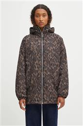 ΒΑΜΒΑΚΕΡΟ ΜΠΟΥΦΑΝ NYLON BANIMALIER PRINT ZIP UP ΧΡΩΜΑ: ΚΑΦΕ, W02FPOJA440NY01BR01 FIORUCCI