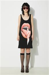 ΒΑΜΒΑΚΕΡΟ ΦΟΡΕΜΑ MOUTH PRINT TANK DRESS ΧΡΩΜΑ: ΜΑΥΡΟ, W01FPDTA111CO01BK01 FIORUCCI