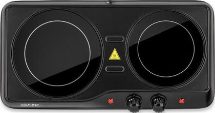 ΔΙΠΛΗ ΕΠΙΤΡΑΠΕΖΙΑ ΕΣΤΙΑ ΚΕΡΑΜΙΚΗ FA-5097-2 2000 W ΜΑΥΡΟ FIRST AUSTRIA