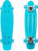 MINI CRUISER SKATEBOARD 22.5'' ΓΑΛΑΖΙΟ ΜΕ LED ΡΟΔΕΣ FISH FISH SKATEBOARDS