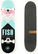 SKATEBOARD 31'' ELEGANT FISH NORTHEAST MAPLE FISH SKATEBOARDS