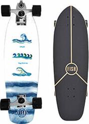 SURF SKATE ΜΕ Α7 TRUCK 32'' WAVES NORTHEAST MAPLE FISH SKATEBOARDS