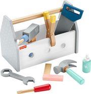 FISHER-PRICE - WOODEN TOOL BOX SET FISHER PRICE