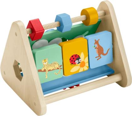 MATTEL ΞΥΛΙΝΟ ΠΑΙΧΝΙΔΙ ΔΡΑΣΤΗΡΙΟΤΗΤΑΣ TRIANGLE BABY FINE MOTOR TOY, HYG48 FISHER PRICE