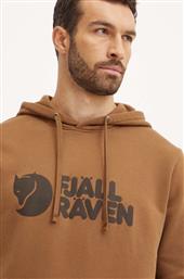 ΜΠΛΟΥΖΑ LOGO ΧΡΩΜΑ: ΚΑΦΕ, ΜΕ ΚΟΥΚΟΥΛΑ, F84144.265 FJALLRAVEN