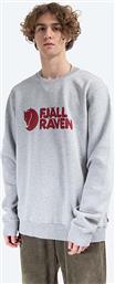 ΒΑΜΒΑΚΕΡΗ ΜΠΛΟΥΖΑ LOGO SWEATER ΧΡΩΜΑ: ΓΚΡΙ, F84142 FJALLRAVEN