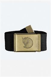 ΖΩΝΗ PASEK CANVAS BRASS BELT F77297 550 ΧΡΩΜΑ: ΜΑΥΡΟ FJALLRAVEN